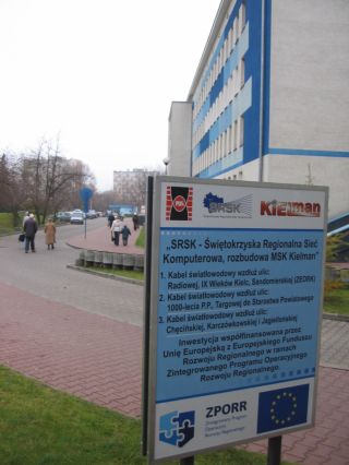 tablica informacyjna projektu e-�wi�tokrzyskie